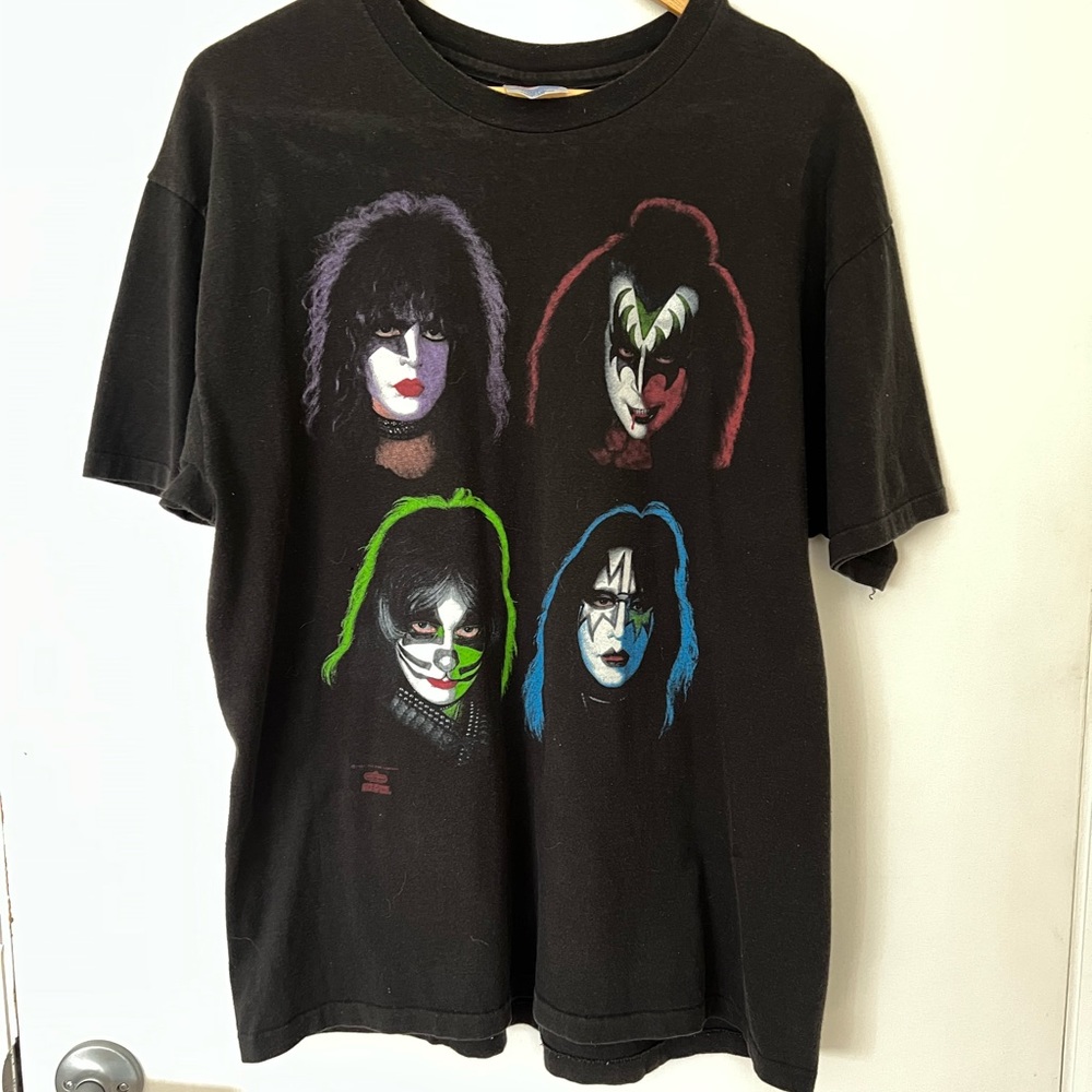 Vintage 1991 KISS Band T-shirt Band Tshirt